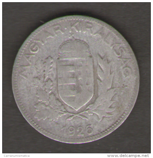 UNGHERIA 1 PENGO 1926 AG SILVER - Ungheria