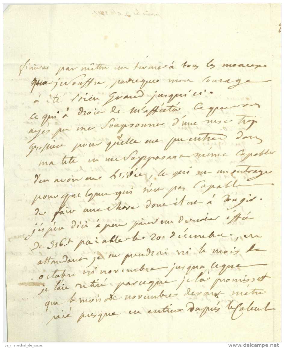 TAILLASSON, NN. Baron de. &ndash; 4 L.A.S. &laquo; le B. de T. &raquo; à Hebert de Soland à Angers. PARIS Portalis Duboi