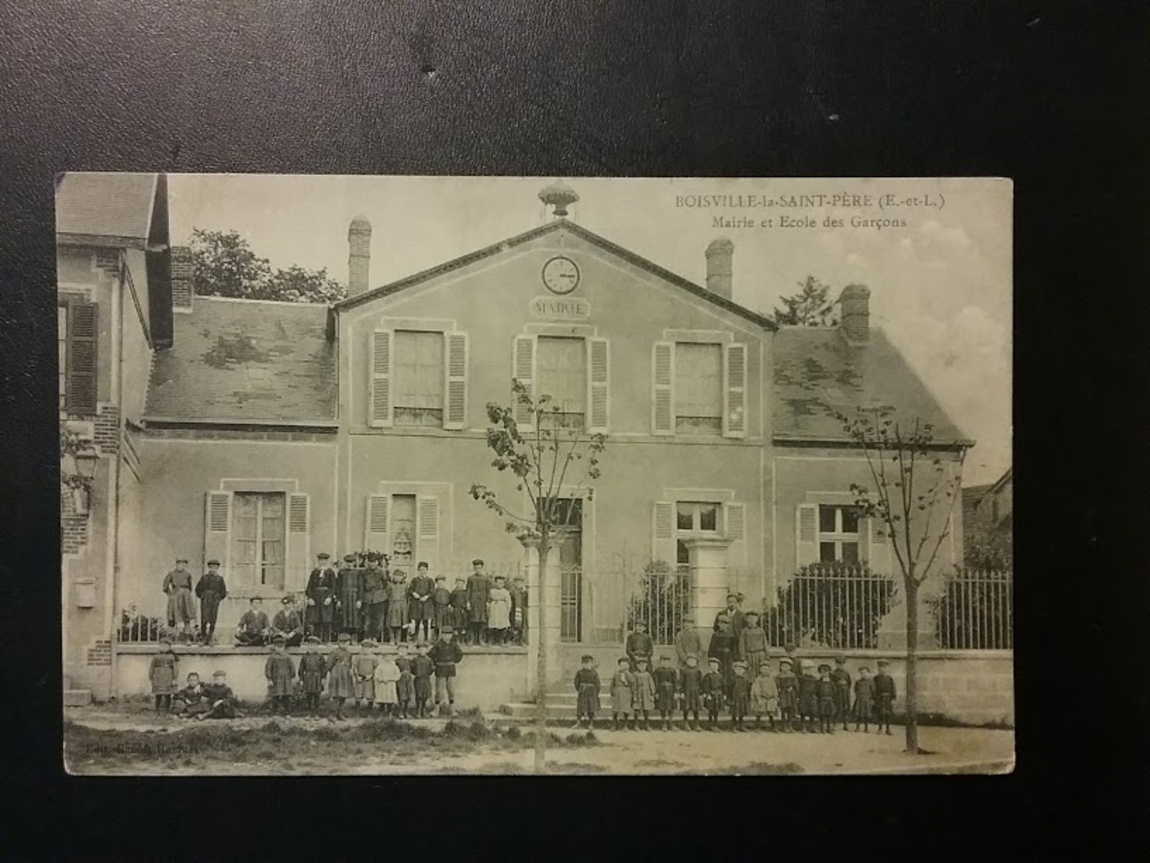 28-Boisville-la-Saint Père-(592H)-Mairie Et École Des Garcons - Autres & Non Classés