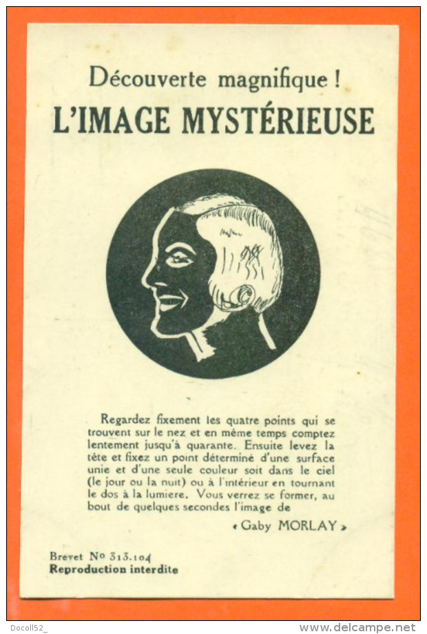 CPA Decouverte Magnifique - L´image Mysterieuse " Gaby Morlay "  FJC7 - Contre La Lumière