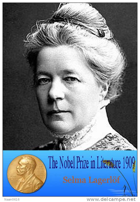 (NZ18-009 ) Selma Lagerlöf , Writer, Nobel Prize Literature Laureates, Postal Stationery-Postsache F - Prix Nobel