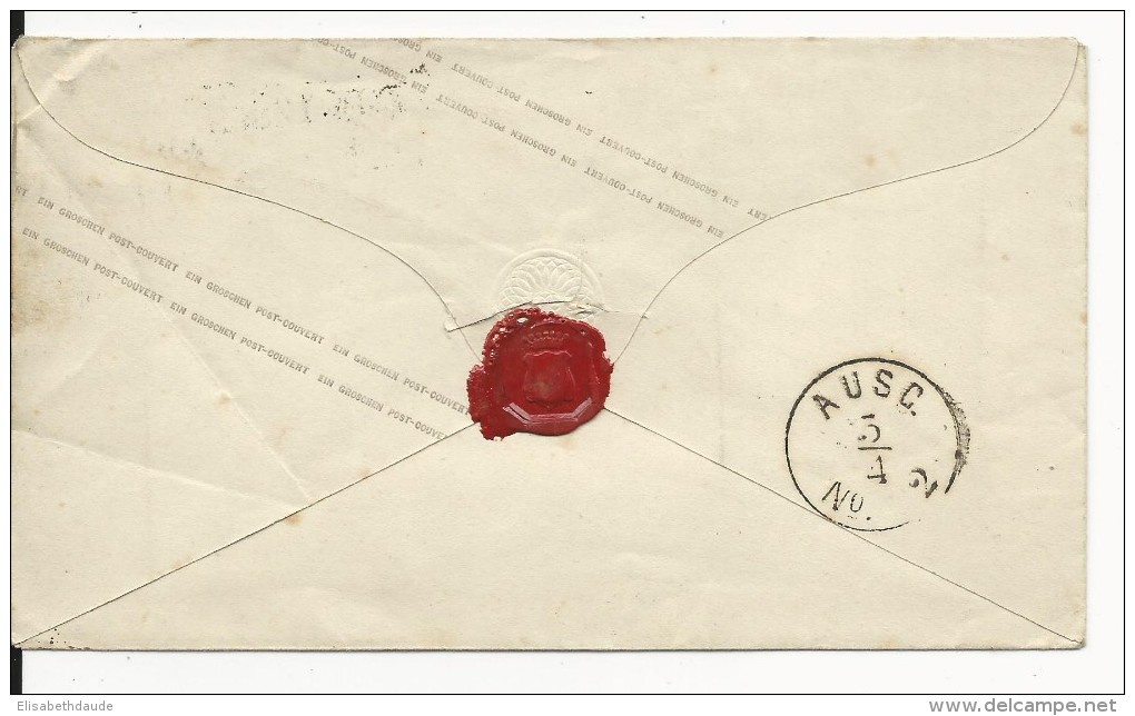 NORDDEUTSCHER POSTBEZIRK - 1868/70 - ENVELOPPE ENTIER POSTAL De PRETZSCH Pour POTSDAM - Postal  Stationery