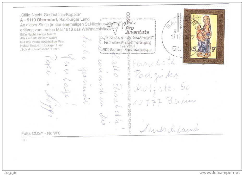 Österreich - A-5110 Oberndorf - Salzburger Land - Kapelle - Nice Stamp - Oberndorf Bei Salzburg