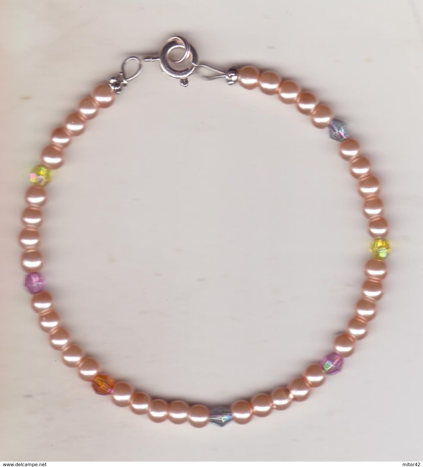 7-Bracciale Moda Con Perline E Cristalli Colorati - Bracelets