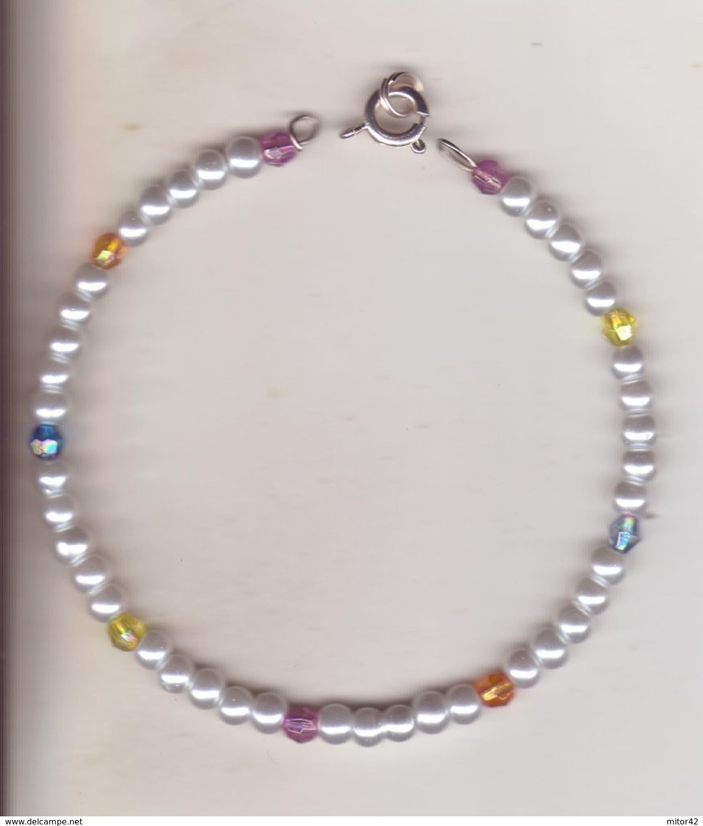 8-Bracciale Moda Con Perline E Cristalli Colorati - Bracelets