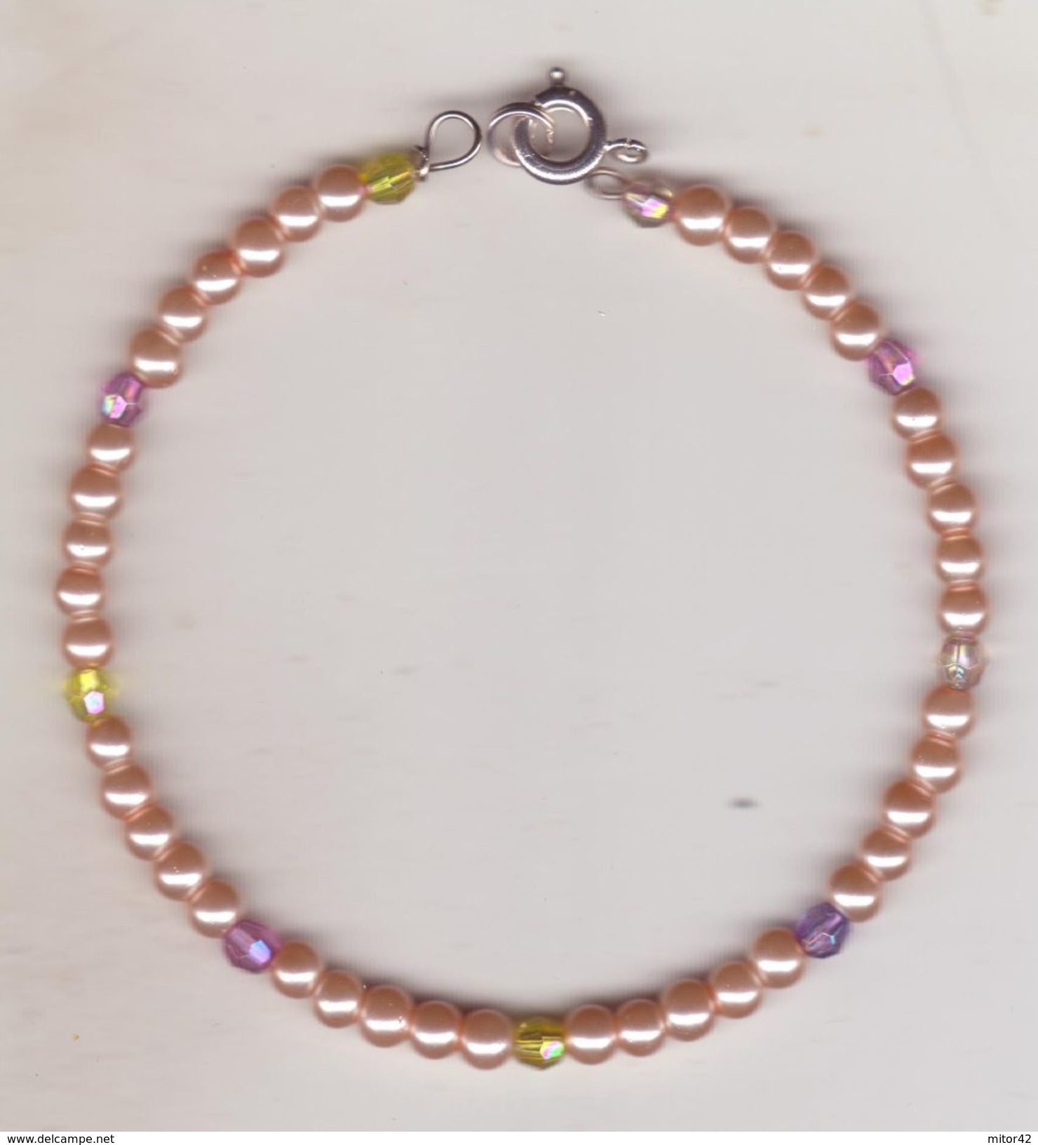 10-Bracciale Moda Con Perline E Cristalli Colorati - Bracciali