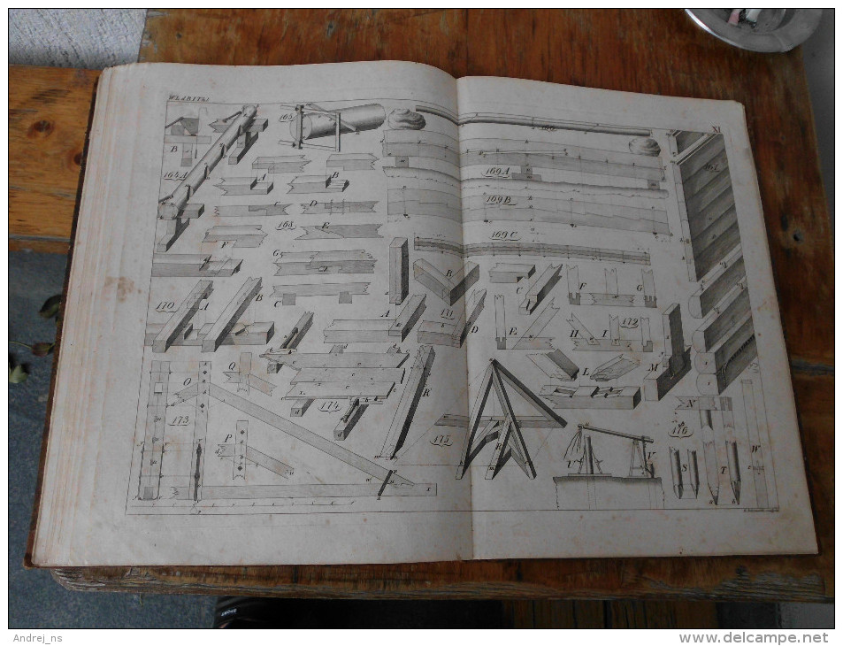 Weiss Lehrbuch der Baukunst 1 1824  Architecture 12 Engravings Big format G Schinerle