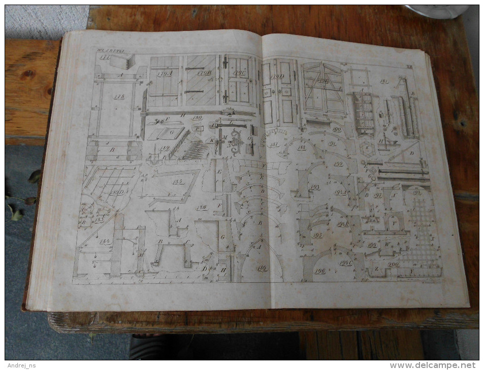 Weiss Lehrbuch der Baukunst 1 1824  Architecture 12 Engravings Big format G Schinerle