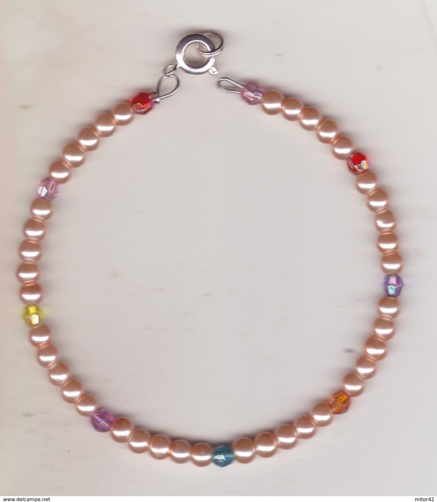 12-Bracciale Moda Con Perline E Cristalli Colorati - Bracelets