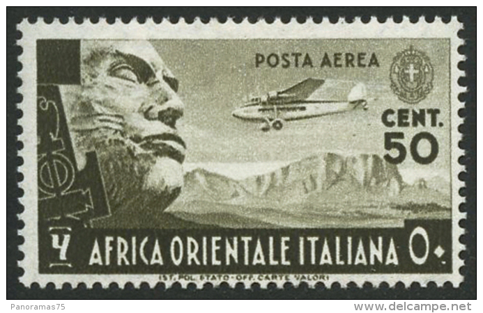 N°2 50c Brun - TB - Italiaans Oost-Afrika