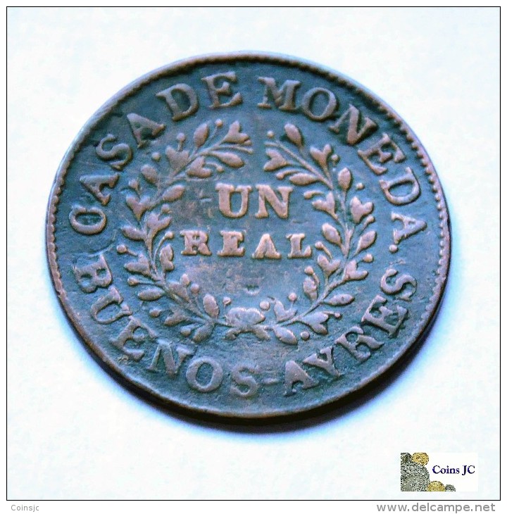 Argentina - 1 Real - Buenos Aires - 1840 - Argentina