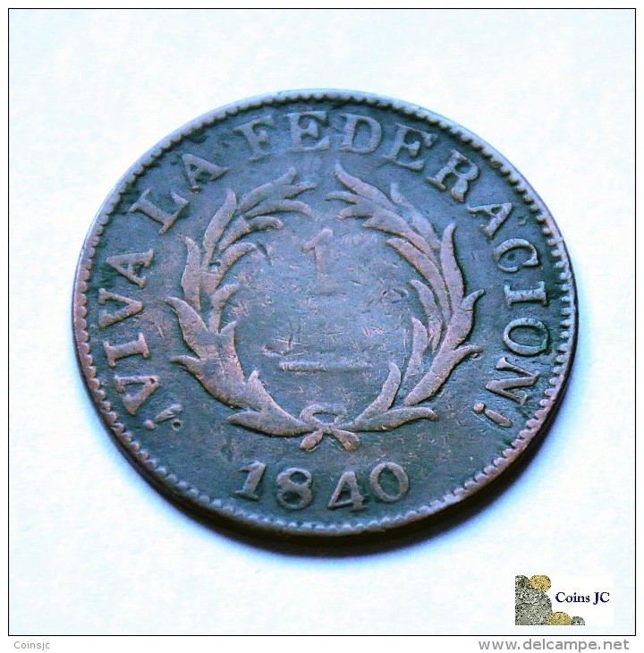 Argentina - 1 Real - Buenos Aires - 1840 - Argentina