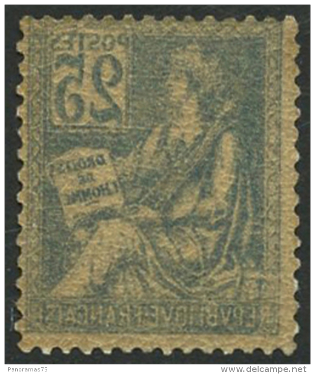 N°114c 25c Bleu, Recto-verso - TB - Andere & Zonder Classificatie