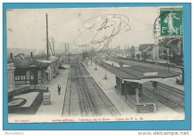 CPA - Chemin De Fer Ligne P.L.M La Gare De JUVISY-S/ORGE 91 - Juvisy-sur-Orge