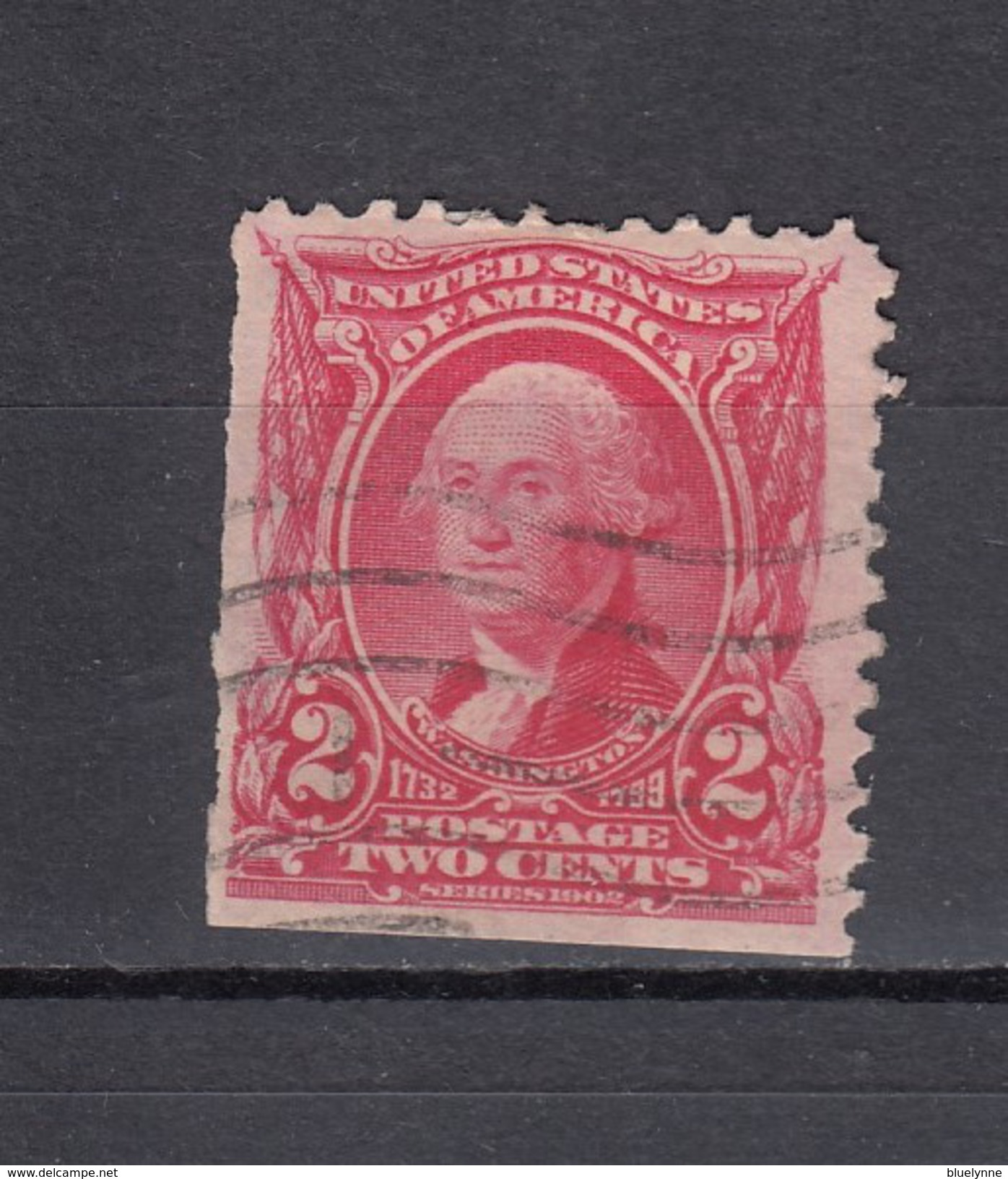 USA 2 C. Washington Michel 139 1902 -  MH: Links + Unten Geschnitten. - Gebraucht