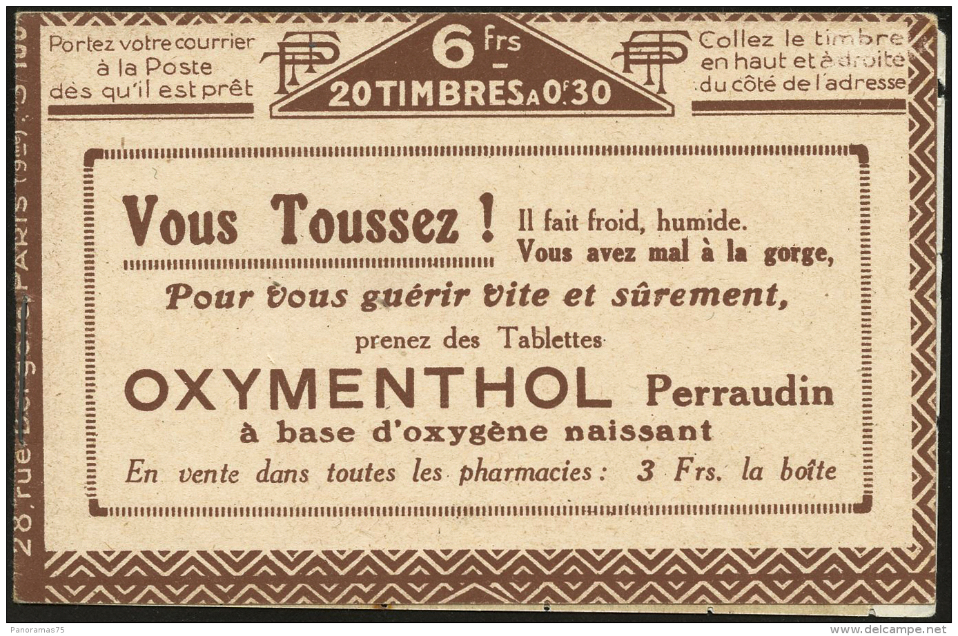 N°6 Dallay, Série 100 Couverture Oxymenthol Des2 Cotés Pub Gibbs - TB - Andere & Zonder Classificatie