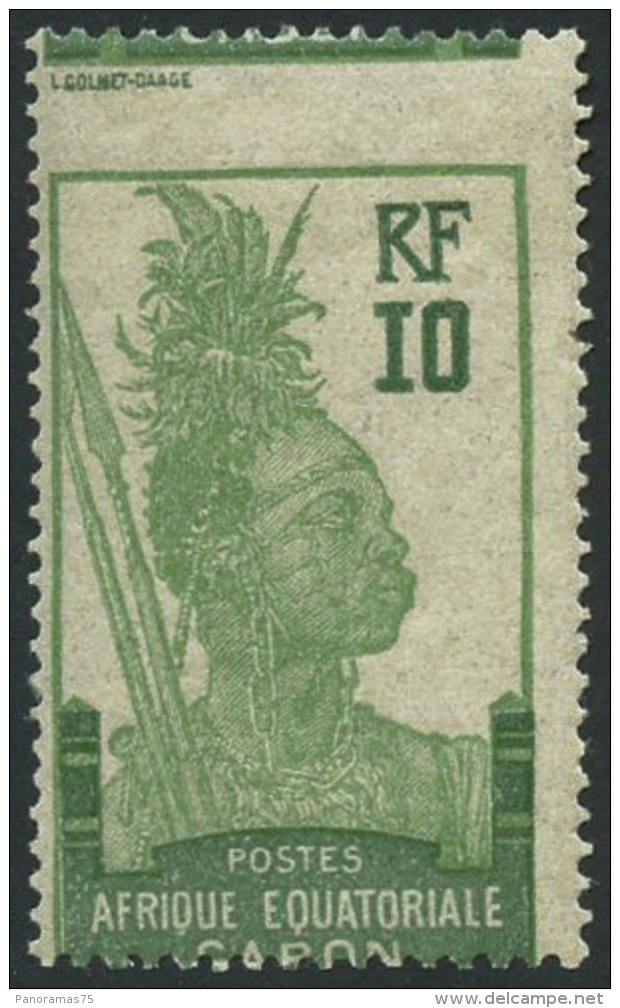 N°83 10c Vert-jaune Et Vert, Gomme Coloniale, Beau Piquage à Cheval - TB - Andere & Zonder Classificatie