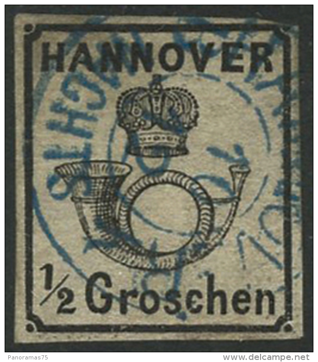 N°16 1/2g Noir - TB - Hanover