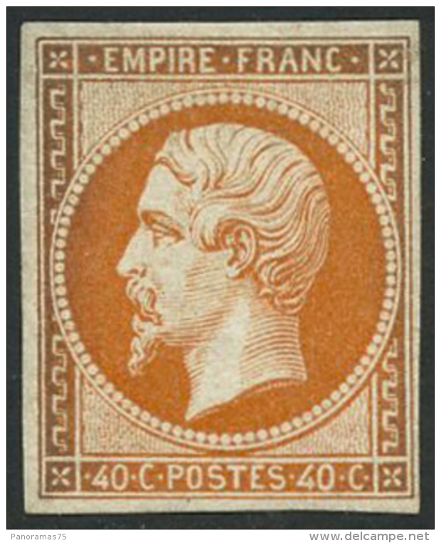 N°16 40c Orange, Signé Roumet - TB - Andere & Zonder Classificatie