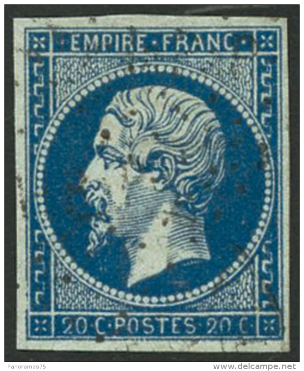 N°14Ad 20c Bleu S/vert, Type I - TB - Andere & Zonder Classificatie