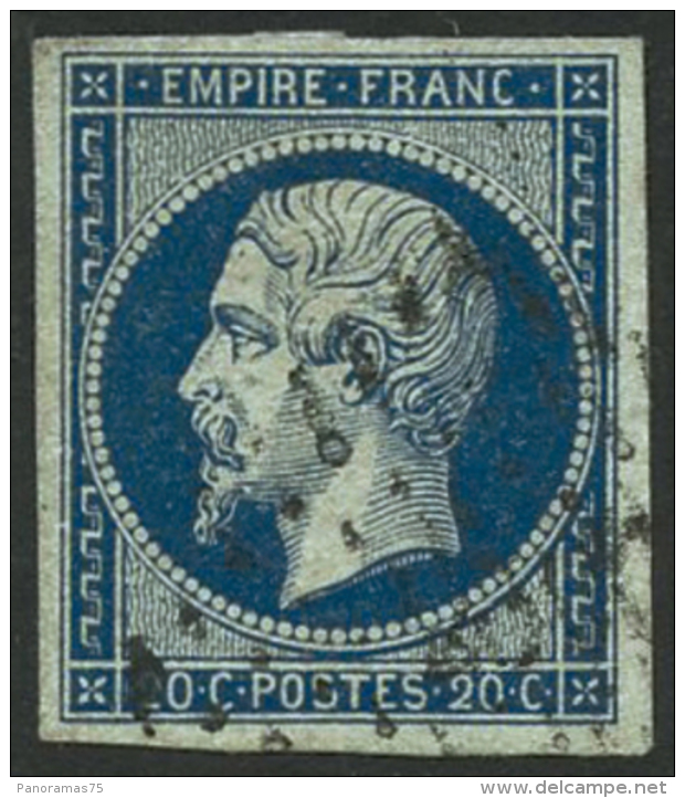 N°14Ad 20c Bleu S/vert, Type I Signé Roumet - TB - Andere & Zonder Classificatie