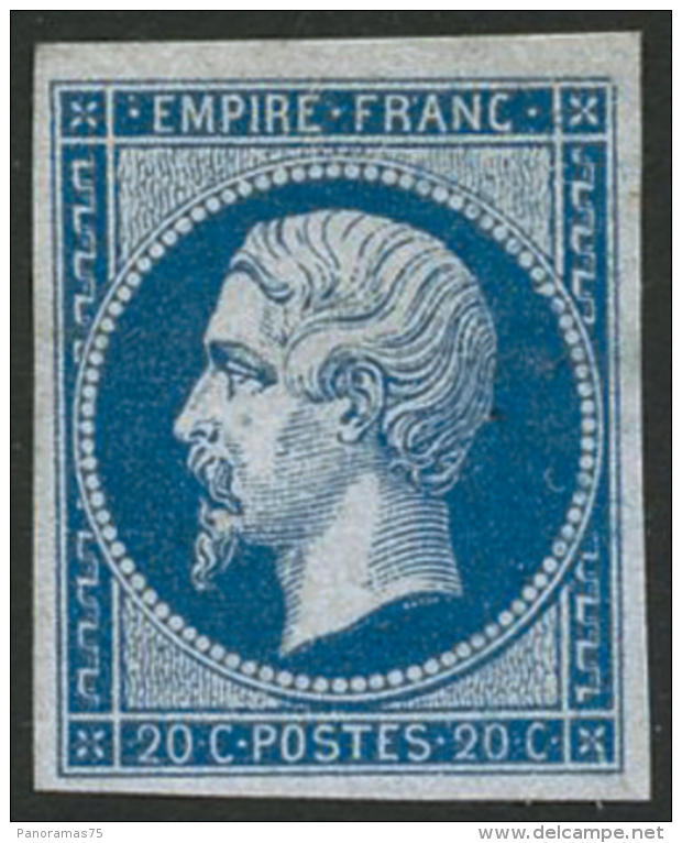 N°14A 20c Bleu, Type I - TB - Autres & Non Classés