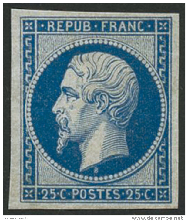 N°10c 25c Bleu, Réimp - TB - Autres & Non Classés