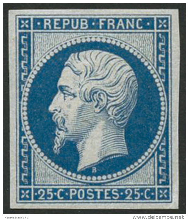 N°10c 25c Bleu, Réimp - TB - Autres & Non Classés