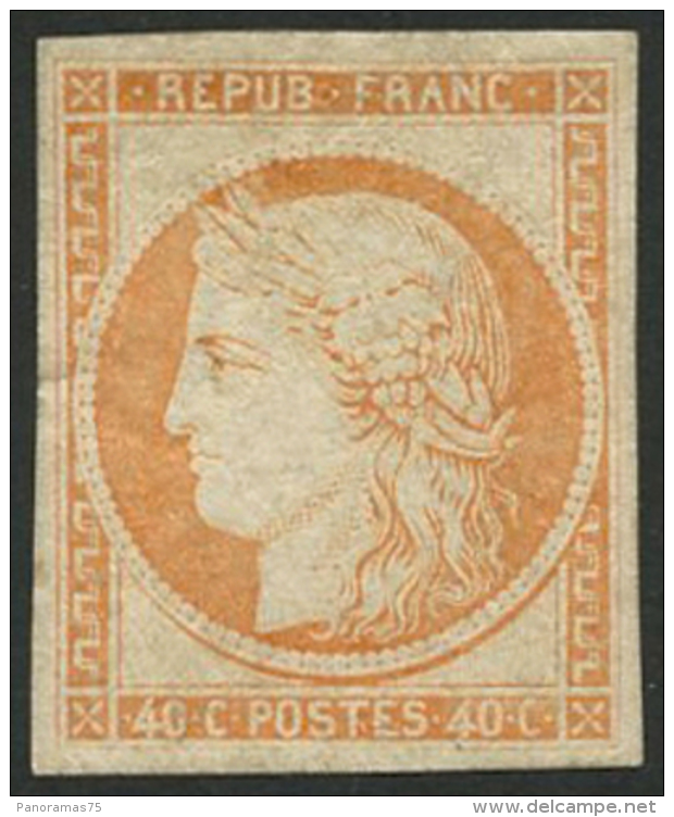 N°5g 40c Orange Réimp - TB - 1849-1850 Cérès