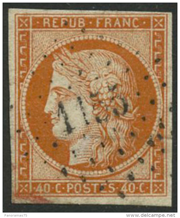 N°5 40c Orange - TB - 1849-1850 Cérès