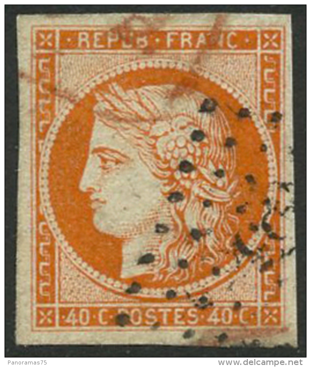 N°5 40c Orange - TB - 1849-1850 Cérès