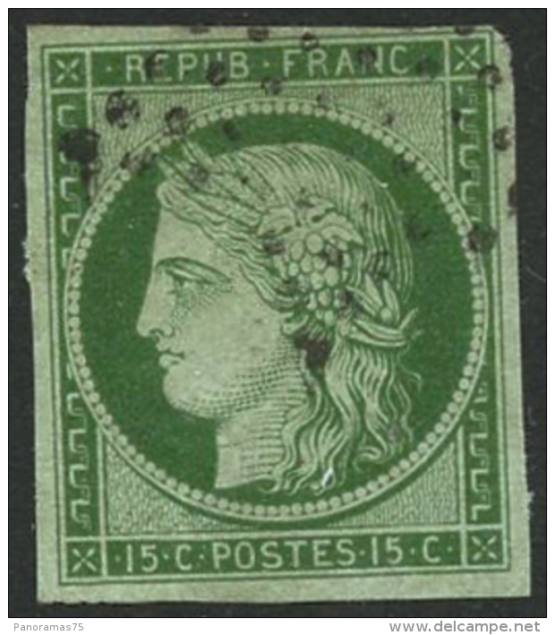 N°2 15c Vert - TB - 1849-1850 Ceres