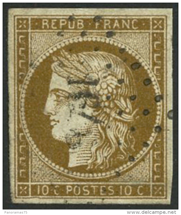 N°1b 10c Bistre-verdâtre - TB - 1849-1850 Ceres