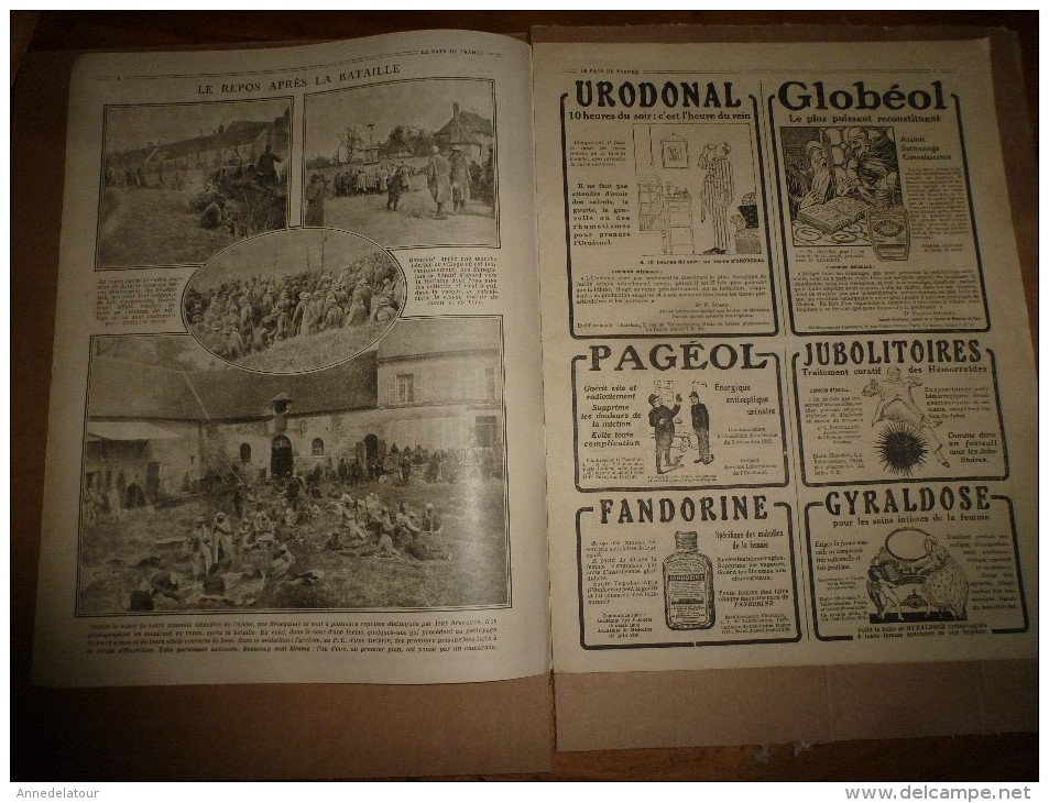 1917 LPDF :Nos Braves Sénégalais;British Army;Chemin Des Dames (Craonne);Reims;Strasbourg;S-marin Espagnol à Carthagène - Français