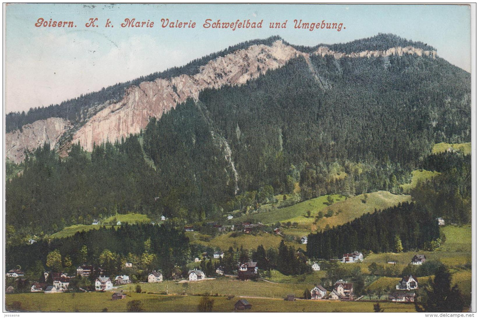 AK - OÖ - Bad Goisern - K.k. Marie Valerie Schwefelbad Und Umgebung - 1909 - Bad Goisern