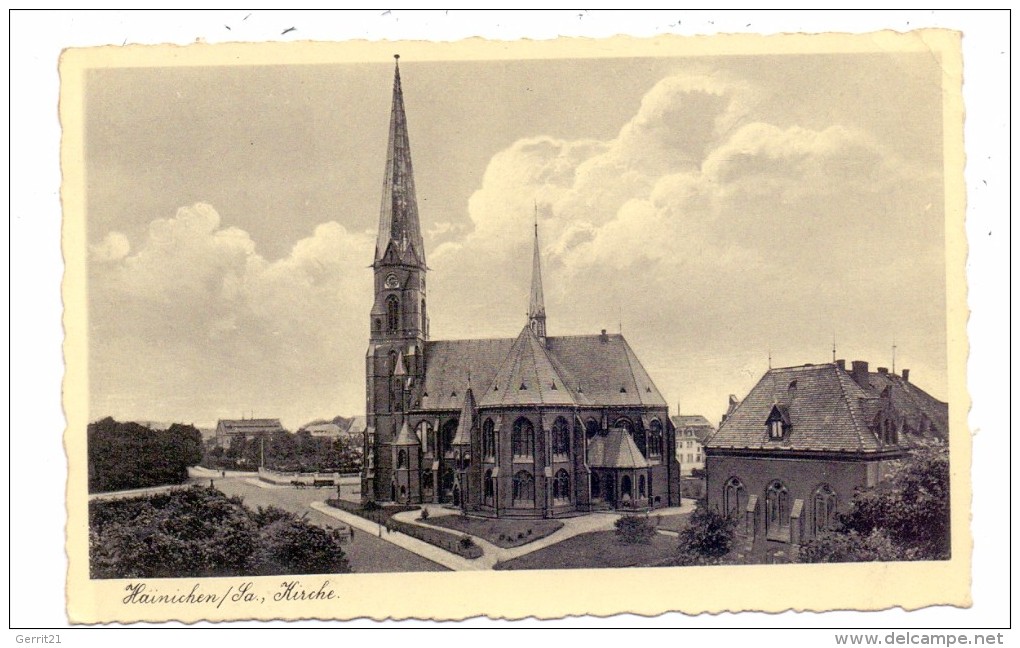 0-7201 HAINICHEN, Kirche, 1936 - Hainichen