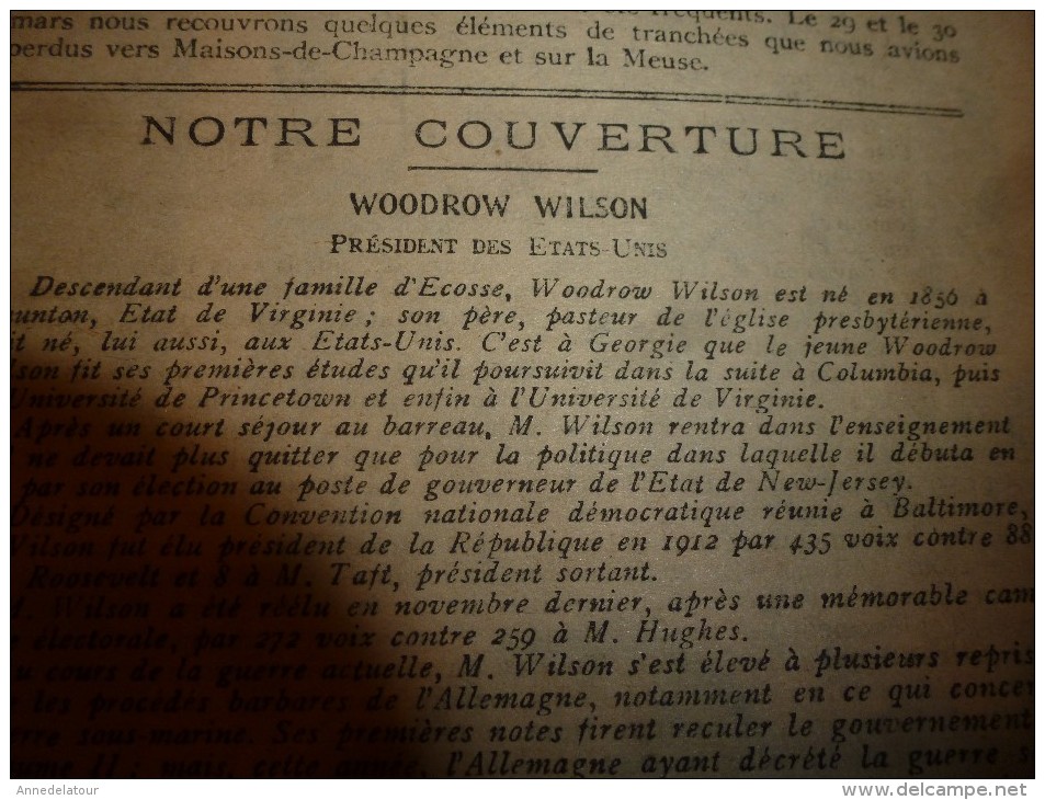 1917 LPDF :Golancourt;Wilson;CANONS LOURDS;Flavy-le-Martel;Jussy;Chauny;Ham;Puisieux;Chaulnes;Peronne;Nos Infirmières - Francese