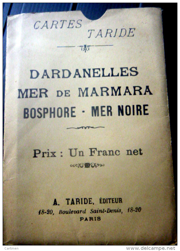 GUERRE D'ORIENT  TURQUIE RUSSIE DARDANELLES MER NOIRE ET MER DE MARMARA  VERS 1915 - Autres & Non Classés