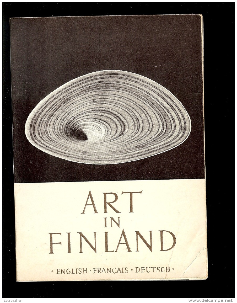 ART IN FINLAND 1952 Lors Des JO HELSINKI En Anglais Français Et Allemand 128 Pages Nombreuses Photos Noir Et Blanc - Europe