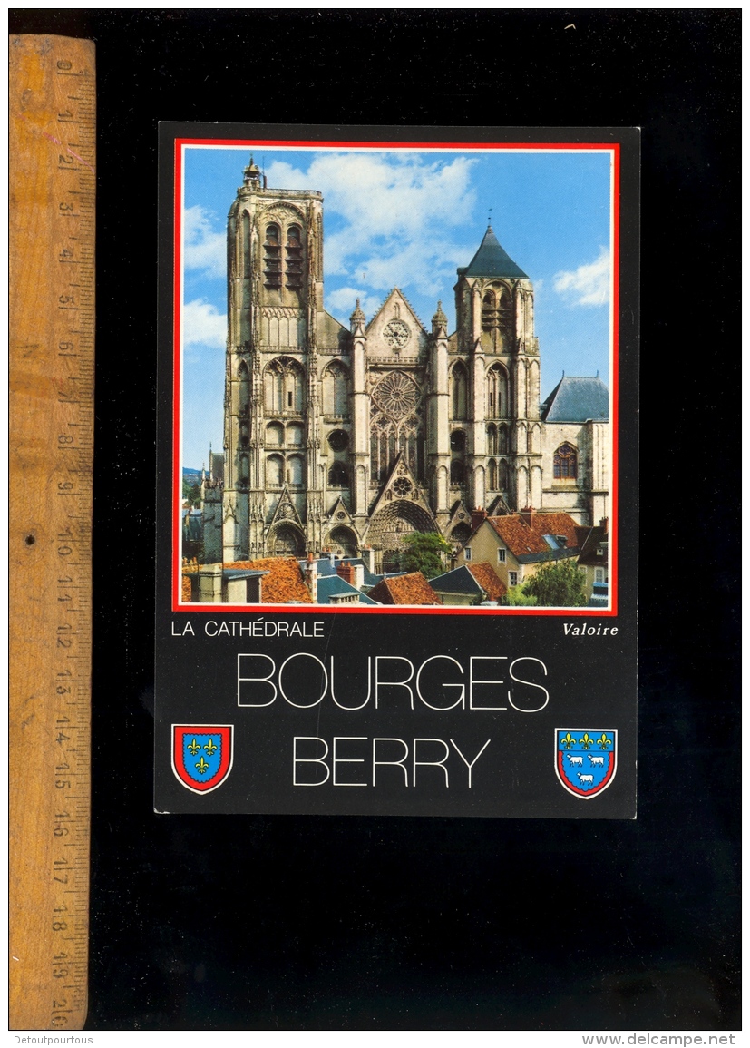 BOURGES CHer 18 : La Cathédrale Saint St Etienne Façade Occidentale Tour De Beurre Et Sourde - Bourges