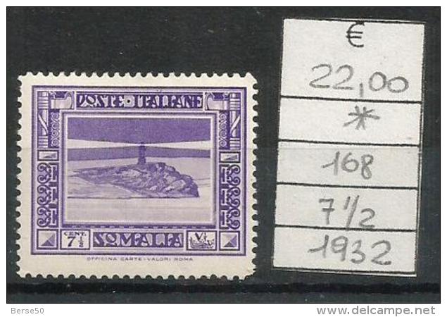 1932 SOMALIA  7 1/2 Nuovo * MLH - Somalie