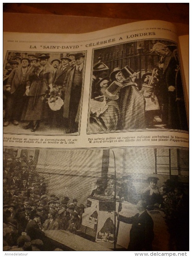 1917 LPDF :Russie-Révolution;Bezonvaux;Canadian & british ;Bagdad;Maison-de-Champagne;St-David LONDON, Covent-Garden