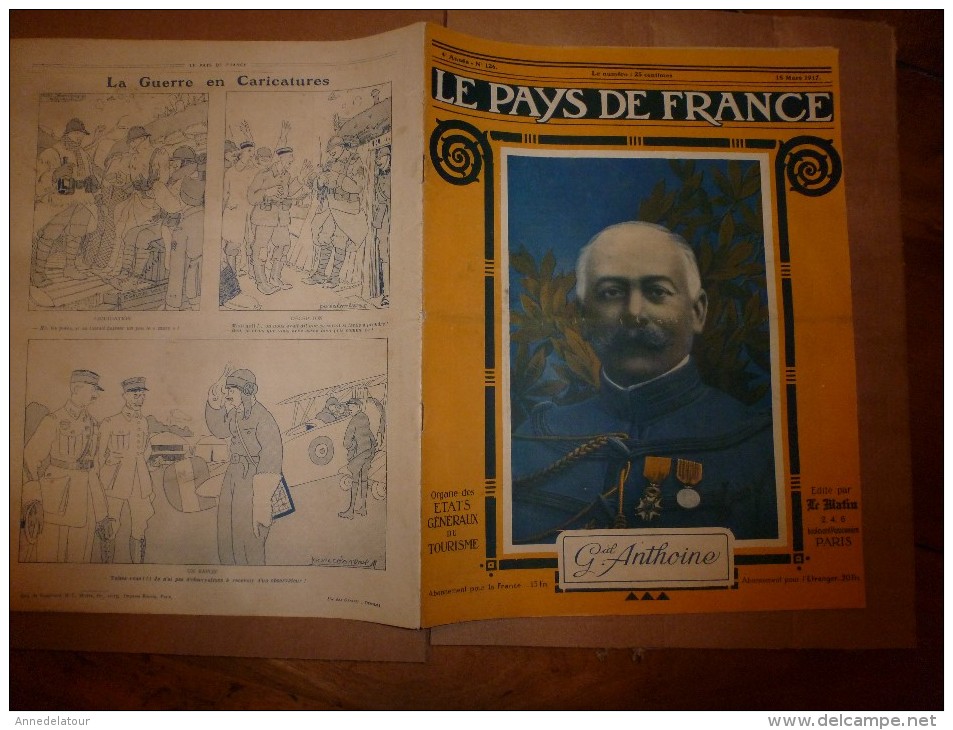 1917 LPDF :Catastrophe LACONIA; First Motor Battery -Tarrytown (USA);Les BALLONS;L'heure PINARD;Cargo ROCHESTER;Complot - Français