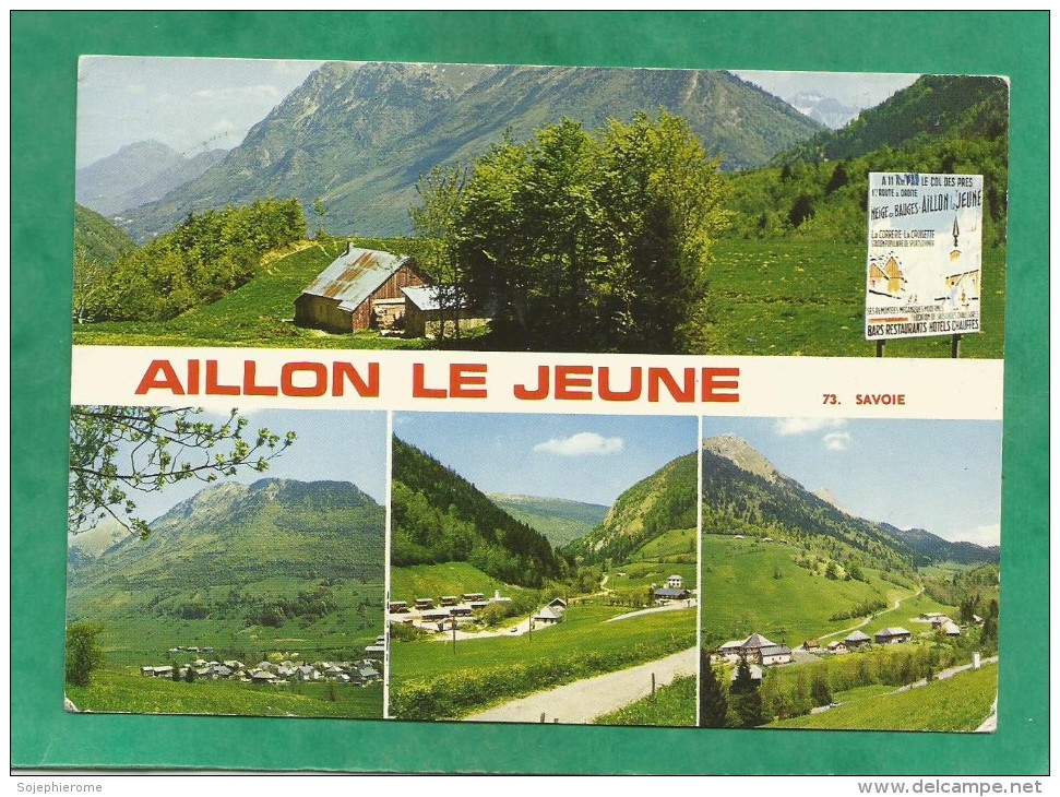 Aillon-le-Jeune (73-Savoie) 2 Scans 06/08/1967 - Autres & Non Classés