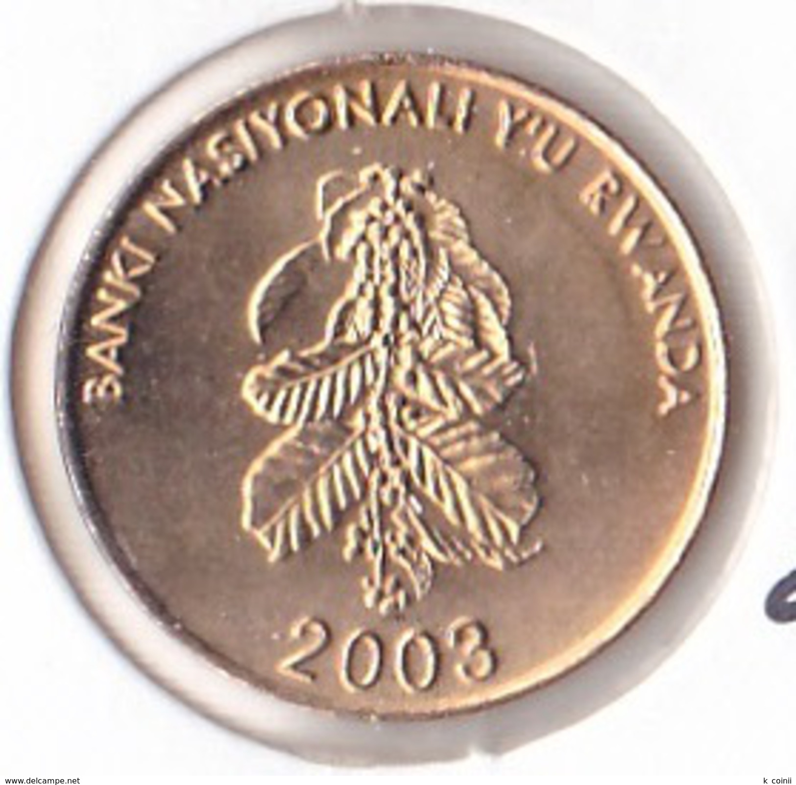 Rwanda 5 Francs 2003 - UNC - Rwanda