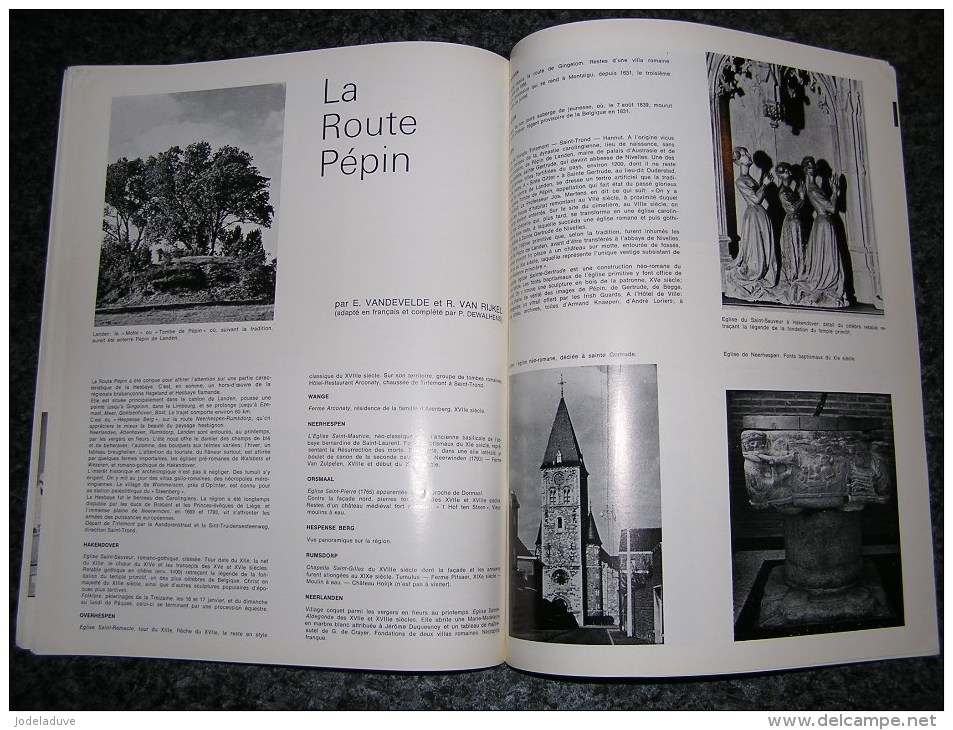 BRABANT Revue N° 4 1972 Régionalisme Wavre Beauvechain CERIA Tulkens Chaudoir Casanova Logelain Route Pépin Bruegel