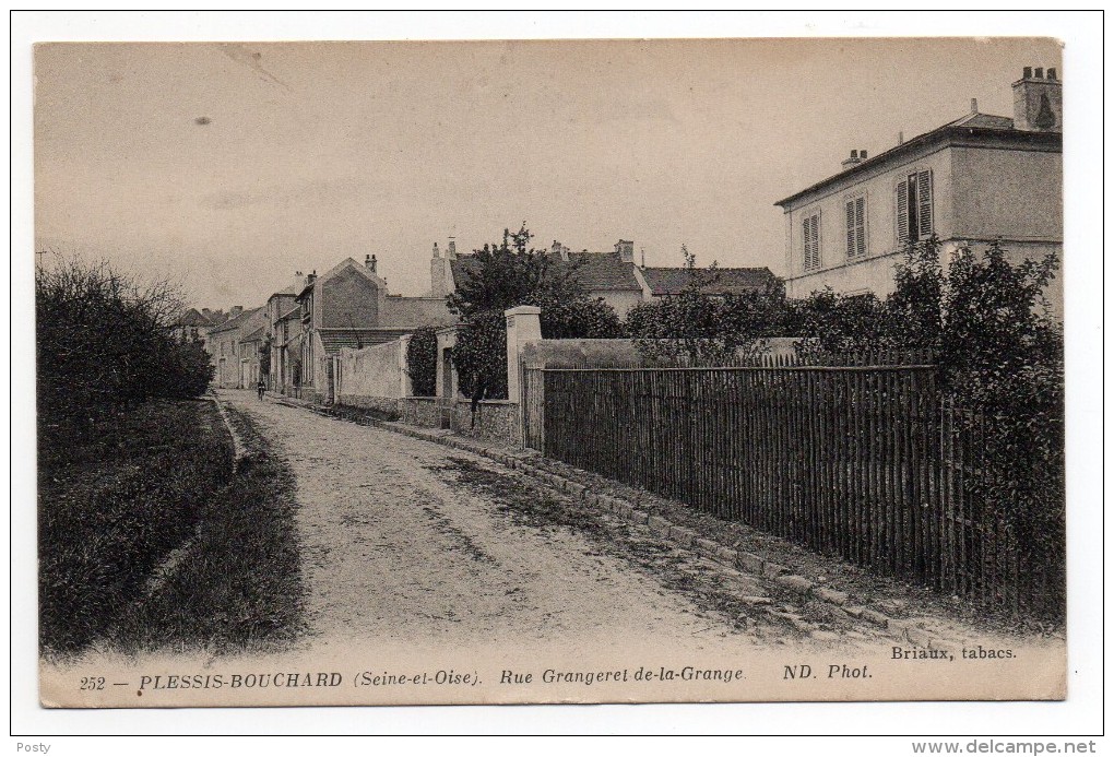 CPA - LE PLESSIS-BOUCHARD - RUE GRANGERET DE LA GRANGE - N/b - 1915 - - Le Plessis Bouchard