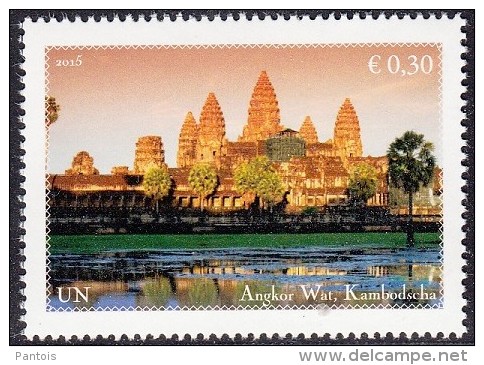 ONU Vienne 2015 World Heritage Patrimoine Mondial South East Asia Asie Du Sud-Est. 6 Stamps From Booklet Tirés Du Carnet - Sonstige & Ohne Zuordnung