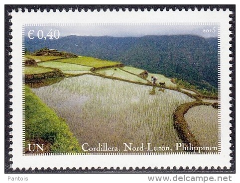 ONU Vienne 2015 World Heritage Patrimoine Mondial South East Asia Asie Du Sud-Est. 6 Stamps From Booklet Tirés Du Carnet - Sonstige & Ohne Zuordnung