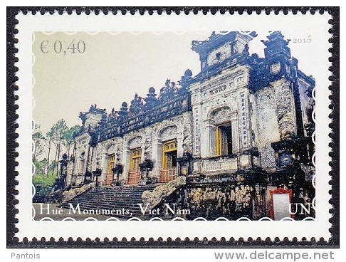 ONU Vienne 2015 World Heritage Patrimoine Mondial South East Asia Asie Du Sud-Est. 6 Stamps From Booklet Tirés Du Carnet - Autres & Non Classés